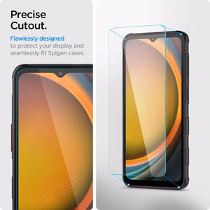 Spigen Glas.tR Slim 2-pack Karastatud klaas jaoks Samsung Galaxy Xcover 7 / 7 Pro - Läbipaistev