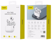 Wireless earphones TWS Foneng BL129, with induction charging (valge)