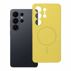 Ümbris SILICONE 2mm jaoks SAMSUNG S26 Ultra compatible with MagSafe lemon