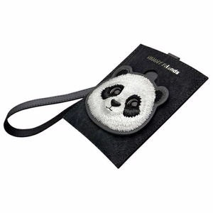 Nimmy Big Eyed Pet 2.0 Panda 3-in-1 Phone Bag + Wallet + Tracker Ümbris - Must