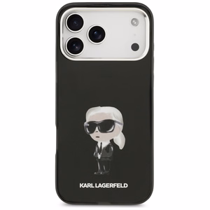 Karl Lagerfeld IML Aquarelle Karl & Logo MagSafe Ümbris jaoks iPhone 17 Pro Max - must