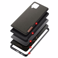 Dux Ducis Fino nailonist kattega ümbris Samsung Galaxy A42 5G roheline