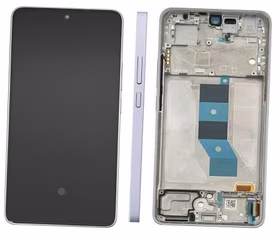 LCD screen Xiaomi Poco M7 Pro 5G koos touch screen koos frame Lilla original (service pack)