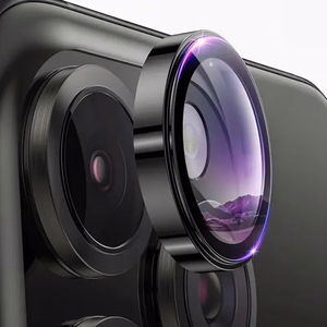 Tempered glass Tel Protect 3D Lens on camera jaoks Samsung Galaxy S24 Ultra must (lens 5 pieces)