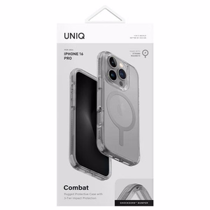 Uniq Combat iPhone 16 Pro 6.3" Magclick Charging ümbris hall/stone hall