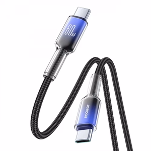 USB kaabel Joyroom S-A42 must Type-C / Type-C 120cm (kuni 60W)