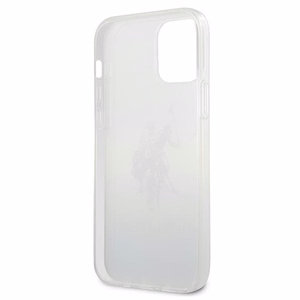 US Polo Assn. Gradient Pattern Collection ümbris seadmele iPhone 12 mini, sinine