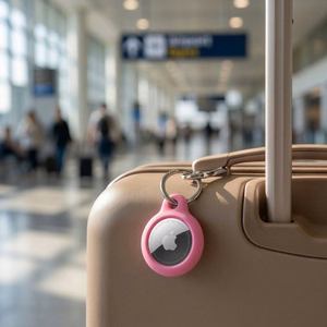Tech-Protect Rough ümbris mudelile Apple AirTag 1/2 – roosa