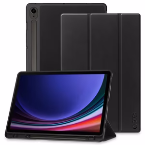 Tech-Protect SC Pen Ümbris jaoks Samsung Galaxy Tab S9 FE 10.9" X510 / X516B - must