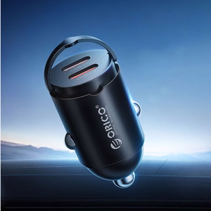 Orico MiniRing 30W 2x USB-C autolaadija - must