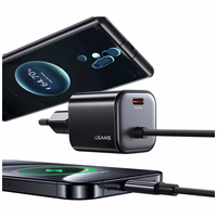 Võrgulaadija USAMS JC Series CC261 20W GaN Mini Fast Charger 2xUSB-C must