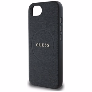 Guess PU Grained Classic Logo ümbris with MagSafe jaoks iPhone 16e - must