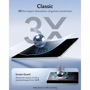 ESR Paper Feel Tempered Glass for iPad Air 13" (2024/2025/2026)