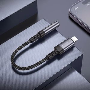 Borofone adapter BV24 Graceful - Lightning 3,5mm pistikupesale - hall