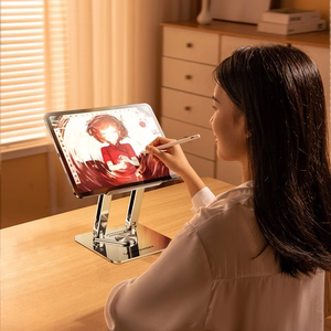 Wozinsky WRS-CPY84SS Aluminum Laptop and Tablet Alus + Free Smartphone Alus - hõbedane