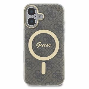 Guess IML 4G MagSafe Ümbris jaoks iPhone 16 Plus - Brown