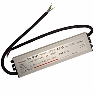Toiteplokk 24V, 8.3A, 200W, IP67