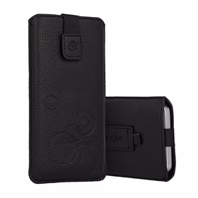 WONDER Deko Pouch Ümbris (Size XL) jaoks Iphone 15/15 Pro/Iphone 16/16 Pro/Samsung S24/S24 Plus/S25/S25 Plus/A53/A55 5G must