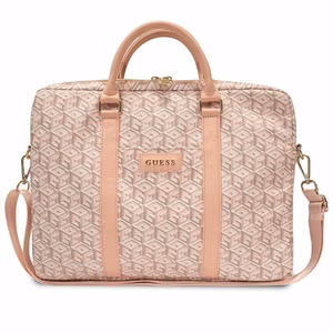 Guess GCube Stripes bag jaoks a 16" laptop - roosa