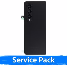 Tagakaas, ühilduv Samsung F936 Z Fold4 / Fantoom must / (Service Pack)