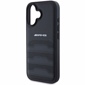 AMG Leather Debossed Lines must Logo iPhone 16 Ümbris - must