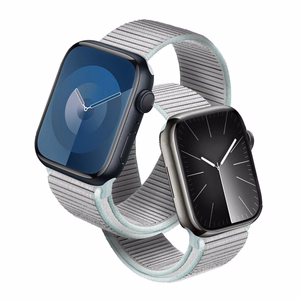 Crong Nylon Sport rihm Apple Watchi 38 / 40 / 41 mm ja 42 mm (Series 10 / 11) mudelitele, pastellhall