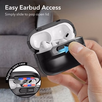 ESR Pulse Halolock Ümbris with MagSafe jaoks Apple AirPods Pro 1/2 - must