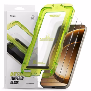Ringke Easy Slide 2-pack karastatud klaas OnePlus 15 jaoks