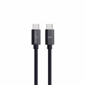 Maxlife MXUC-12 kaabel USB-C - USB-C 2,0 m 100W must