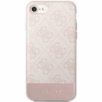 Guess GUHCI8G4GLPI iPhone 7/8/SE 2020/ 2022 roosa/roosa hard ümbris 4G Stripe Collection