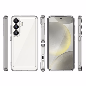 Outer Space Ümbris with Gel Frame jaoks Samsung Galaxy S25 - Clear must
