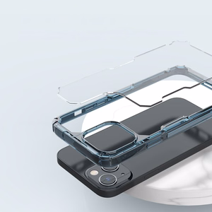 Nillkin Nature Pro iPhone 14 Plus ümbris, soomustatud kate, sinine kate