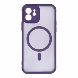 FULL MATTE MAG COVER ümbris compatible with MagSafe jaoks IPHONE 12 purple