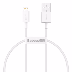 Baseus Superior Series Kaabel USB to Lightning, 2.4A, 0,25m (valge)