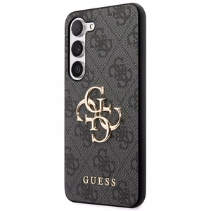 Guess 4G Big Metal Logo Ümbris jaoks Samsung Galaxy S24+ - must