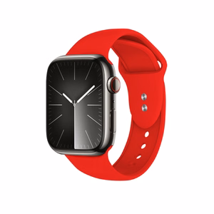 Crong Liquid rihm Apple Watch 44 / 45 / 46 / 49 mm kellale, punane