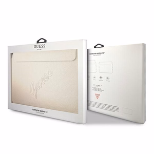 Guess Saffiano Script ümbris jaoks a 13" laptop - kuldne