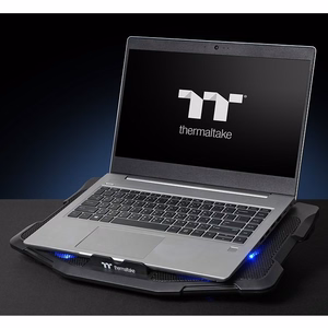 Thermaltake Massive 12 Max sülearvuti jahutusalus, 43,2 cm (17 tolli), 2200 p/min, must