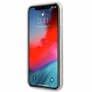 AMG Electroplate must&valge Ümbris jaoks iPhone 12 / 12 Pro - läbipaistev