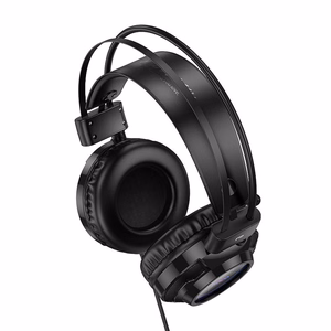 HOCO wire kõrvaklapid USB A + Jack 3,5 mm with microphone gaming W110 2 m must