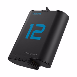 TELESIN lithium battery jaoks GoPro Hero 12/11/10/9 (sinine)