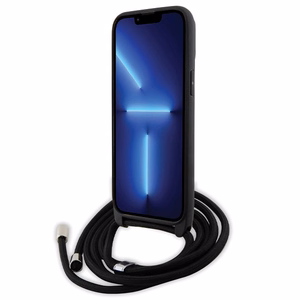 Karl Lagerfeld KLHCP14XSAKCPSK ümbris jaoks iPhone 14 Pro Max 6.7" hardcase - must Crossbody Saffiano Metal Pin Karl&Choupette