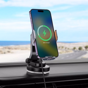 Juhtmevaba car phone Hoidja Hoco 15 W windshield / dashboard HW8 must