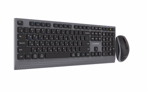 Gembird KBS-WPS-02-CYRL Keyboard and Mouse Set Wireless Cyrillic Bluetooth Black