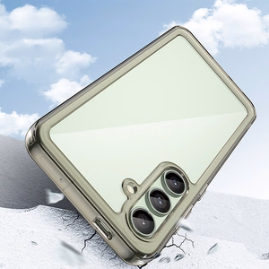 Outer Space Ümbris with Gel Frame jaoks Samsung Galaxy S24 FE - Clear must