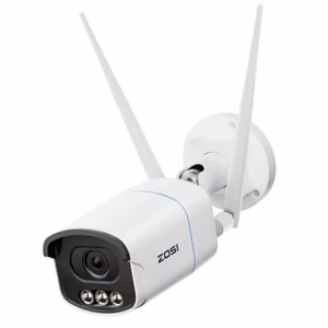 HISMART 5 MP Dual-Band Wi-Fi Outdoor AI Camera, Zosi Smart, IP66