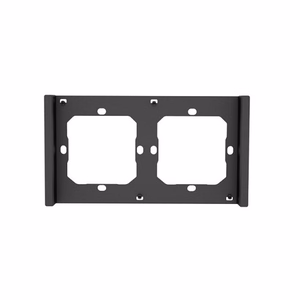 Рамка для двойного выключателя M5 80 SONOFF M5-2C-80-F (графит/чёрный)