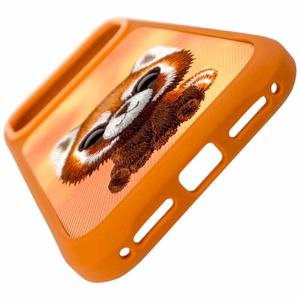 Чехол Nimmy Big Eyed Pet 2.0 Raccoon для iPhone 17 Pro - оранжевый