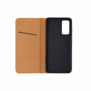 Nahast klappümbris Samsung A27 Smart Pro Book, must