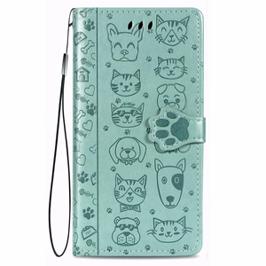 Ümbris Cat-Dog Samsung A346 A34 5G roheline